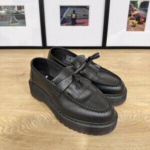 Dr Martens Vegan Adrian Felix Platform Tassel Loafers
